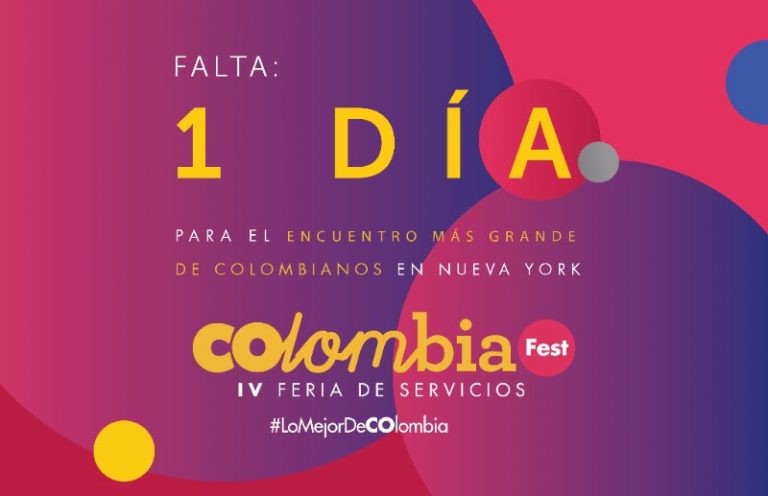 Falta menos de 24 horas para el encuentro más grande de colombianos en Nueva York