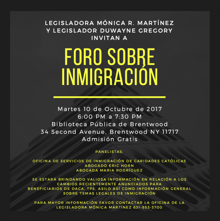Invitación a Foro sobre Migración