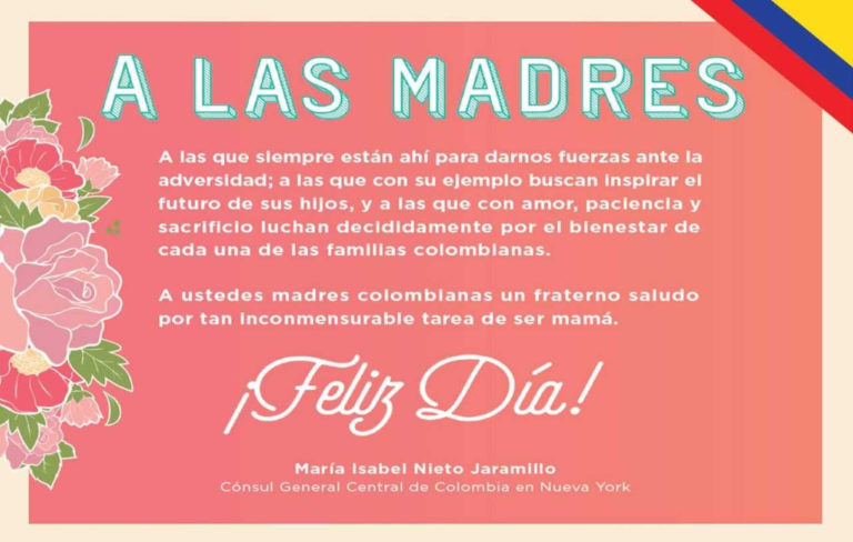 El próximo 31 de mayo, las madres colombianas serán las protagonistas de un gran homenaje que les rendirá el Consulado en Nueva York
