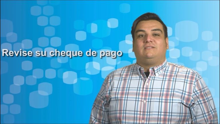 Revise su cheque de pago