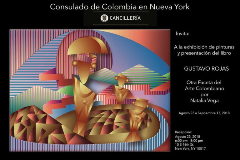 Invitación a la inauguración de la exposición «Otra Faceta del Arte Colombiano»