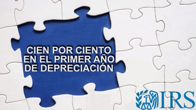 Deducción del 100 por ciento en el primer año de depreciación