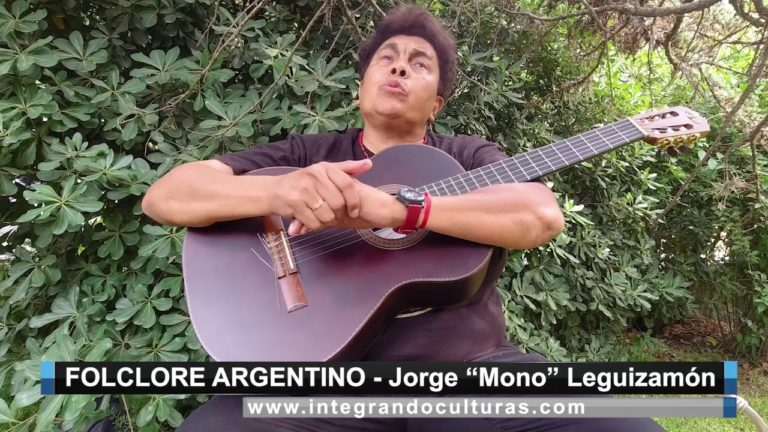 FOLCLORE ARGENTINO   Visitamos a Jorge Mono Leguizamón