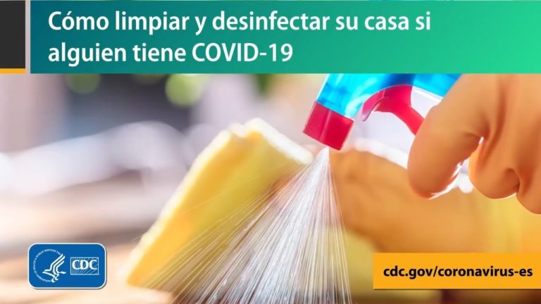 Cómo limpiar y desinfectar su casa si alguien tiene COVID-19.