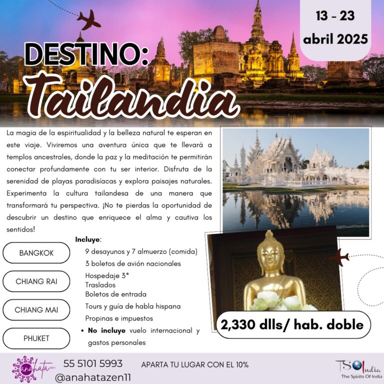 Destino: Tailandia